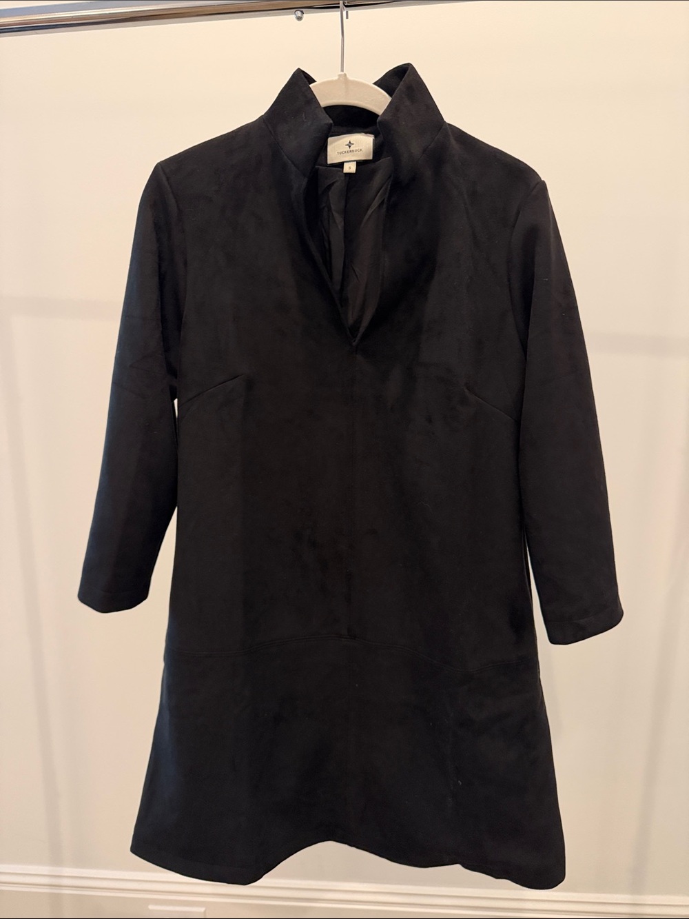 Tuckernuck Black Suede-Look Dress